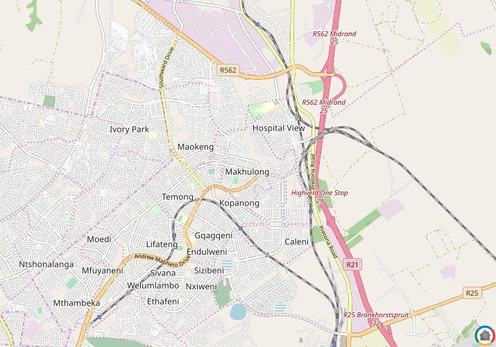 Map location of Makulong